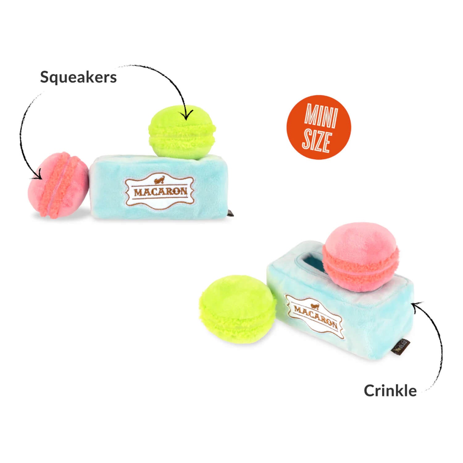 PLAY Pup Cup Cafe Macarons Toy