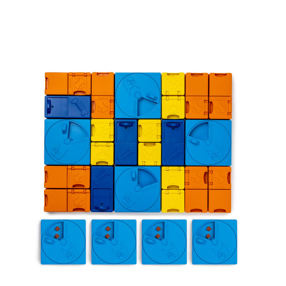 Pawzler Modular Dog Puzzle | Rainbow Set (Elite)