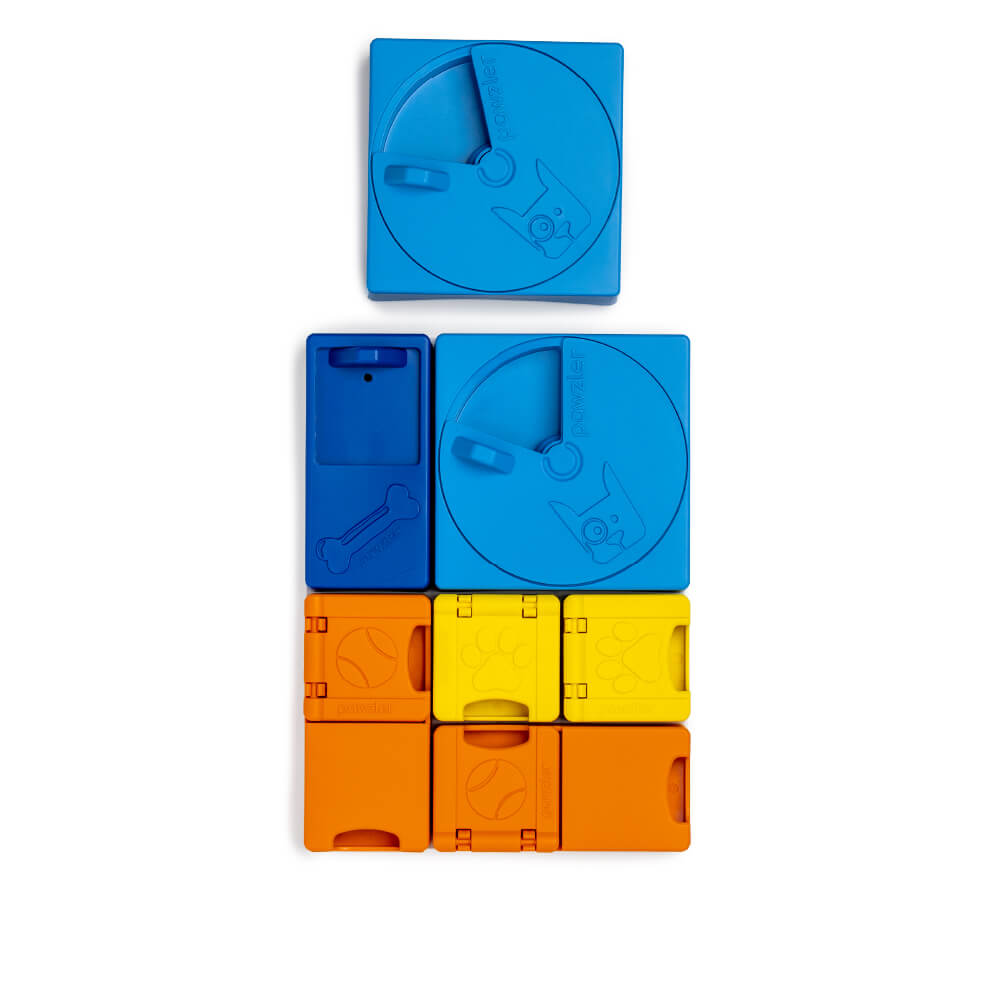 Pawzler Modular Dog Puzzle | Rainbow Set (Mini)