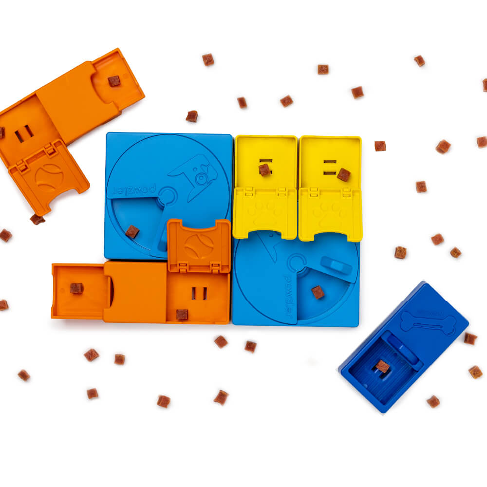 Pawzler Modular Dog Puzzle | Rainbow Set (Mini)