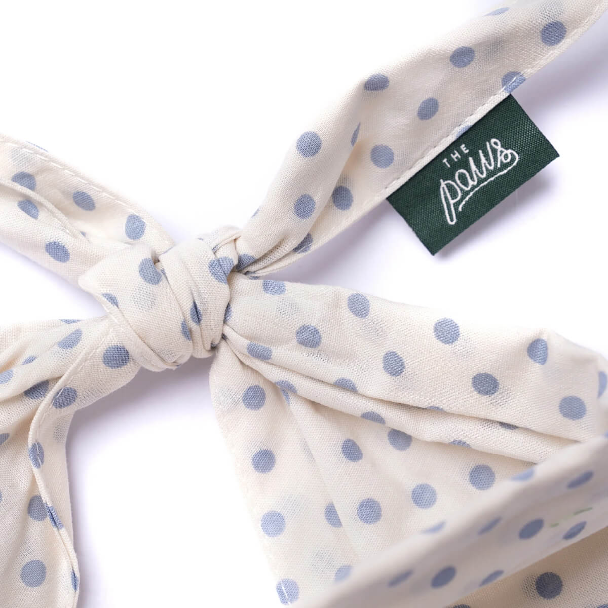 The Paws Bandana | Polka Dot Blue