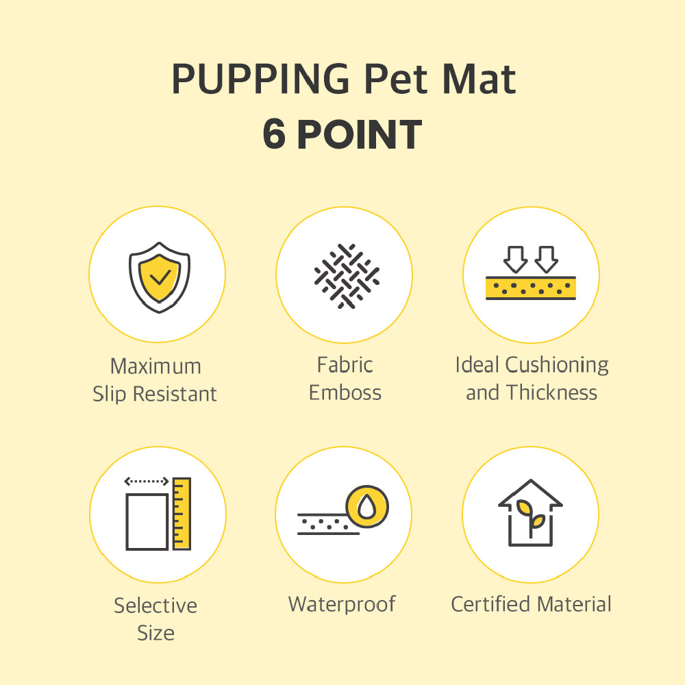 Pupping Pet Mat Rug Type | Modern Design