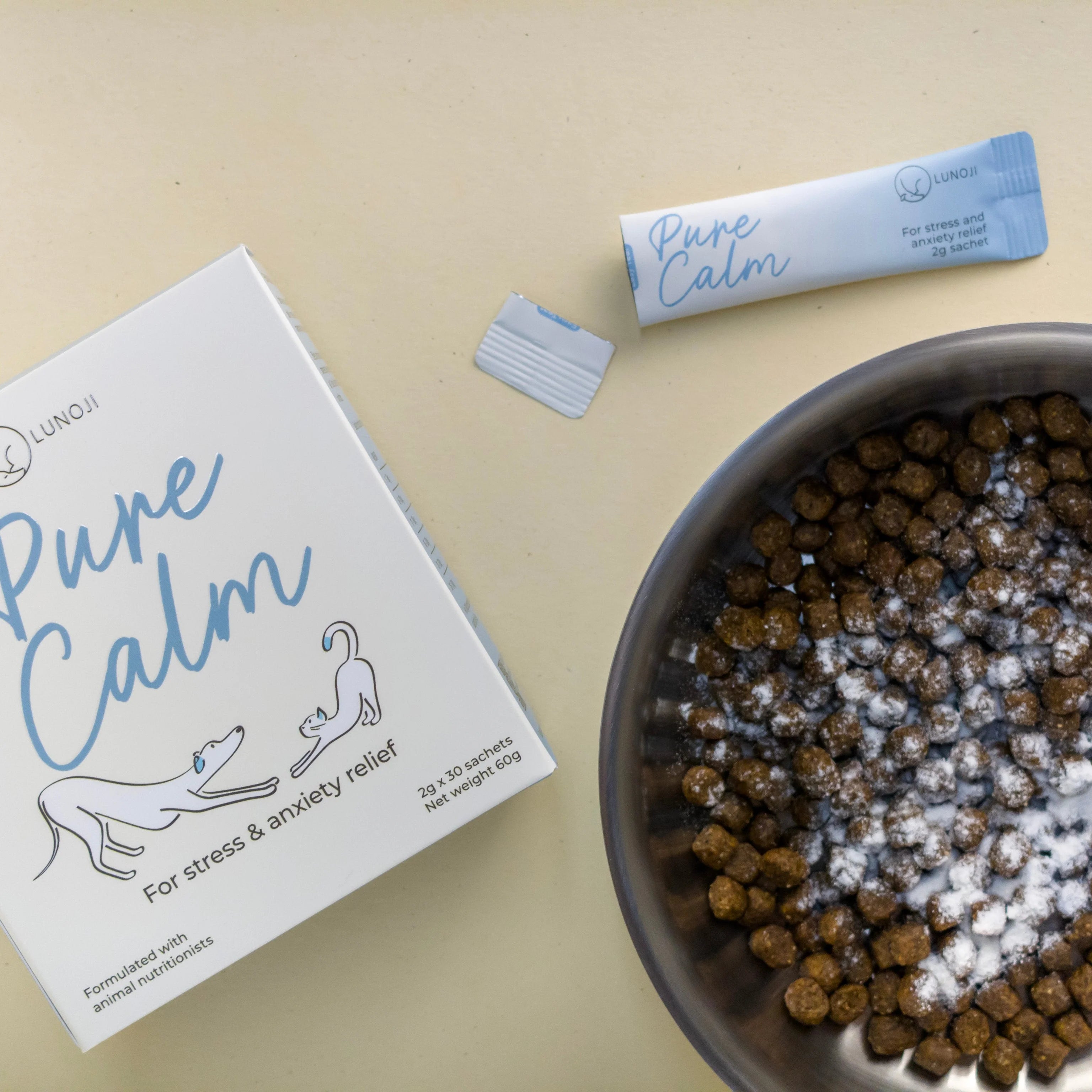 Lunoji Pure Calm Supplement for Dogs & Cats