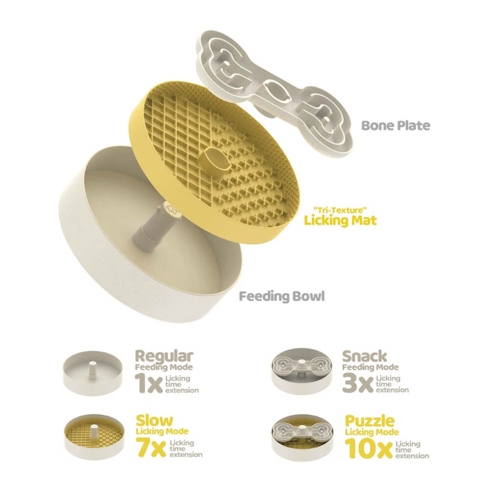 Puzzle Lick Bowl for Larger Dogs