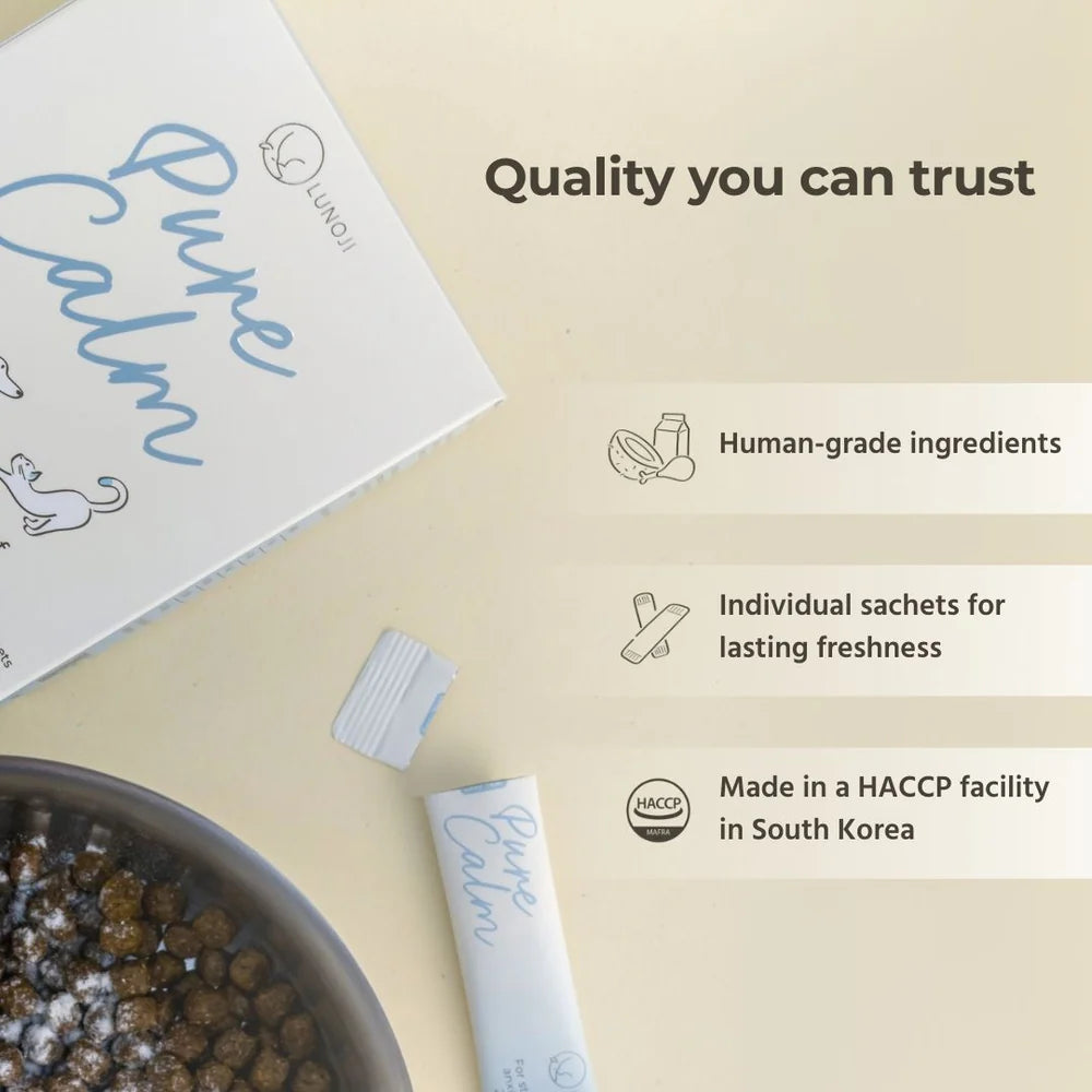 Lunoji Pure Calm Supplement for Dogs & Cats