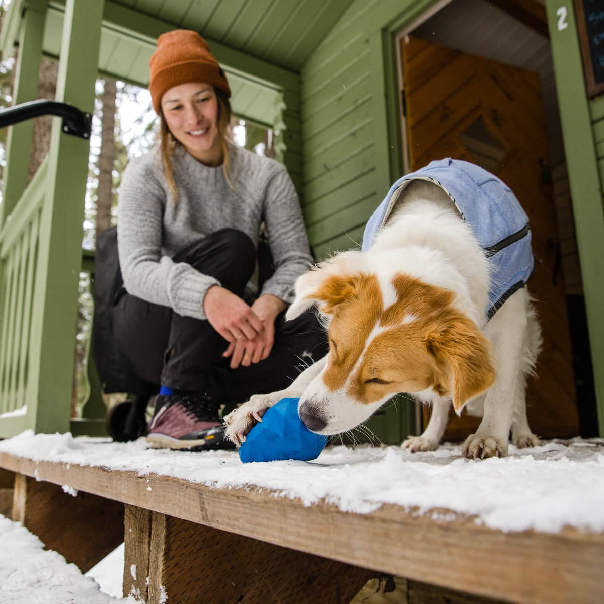 Ruffwear Gnawt-a-Cone™ Rubber Treat Dispenser Fetch Toy