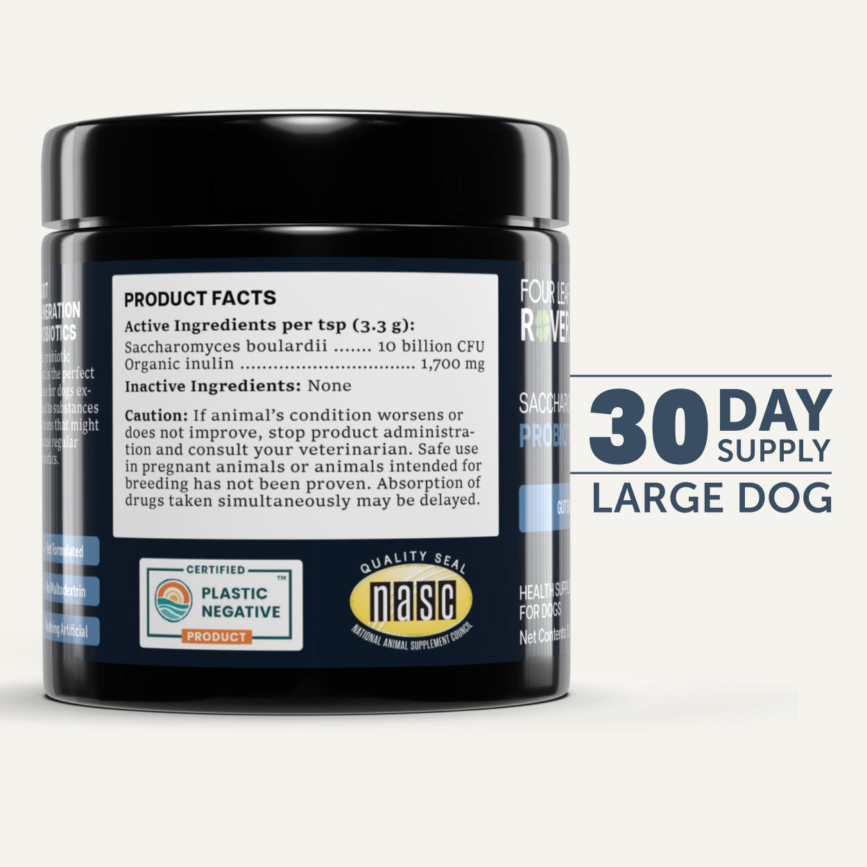 Four Leaf Rover Saccharomyces boulardii | Yeast-Based Probiotics