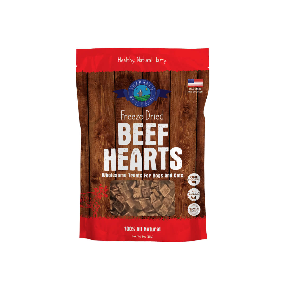 Shepherd Boy Farms Freeze-dried Treats | Beef Heart