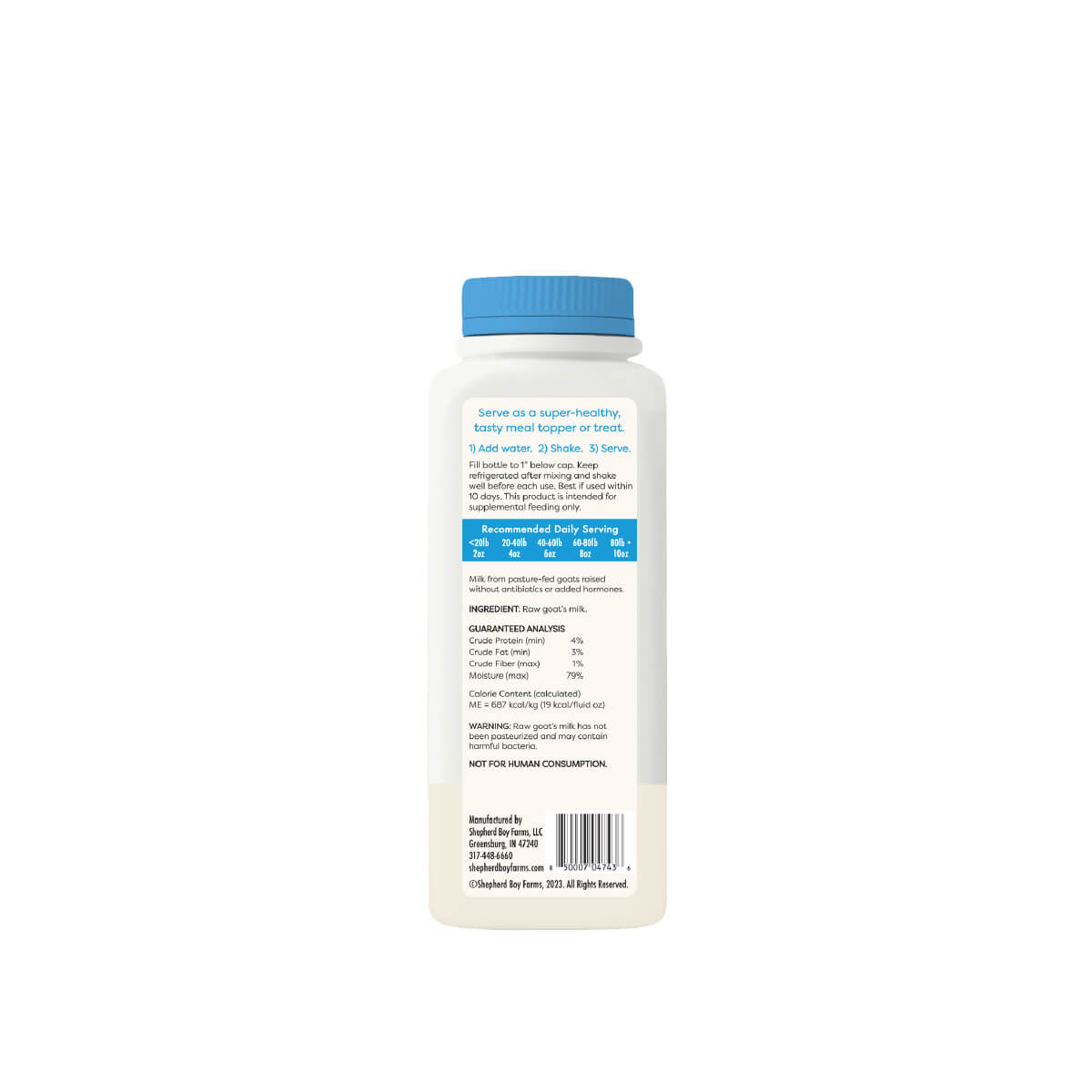 Shepherd Boy Farms Freeze-dried Raw Goat Milk | Classic
