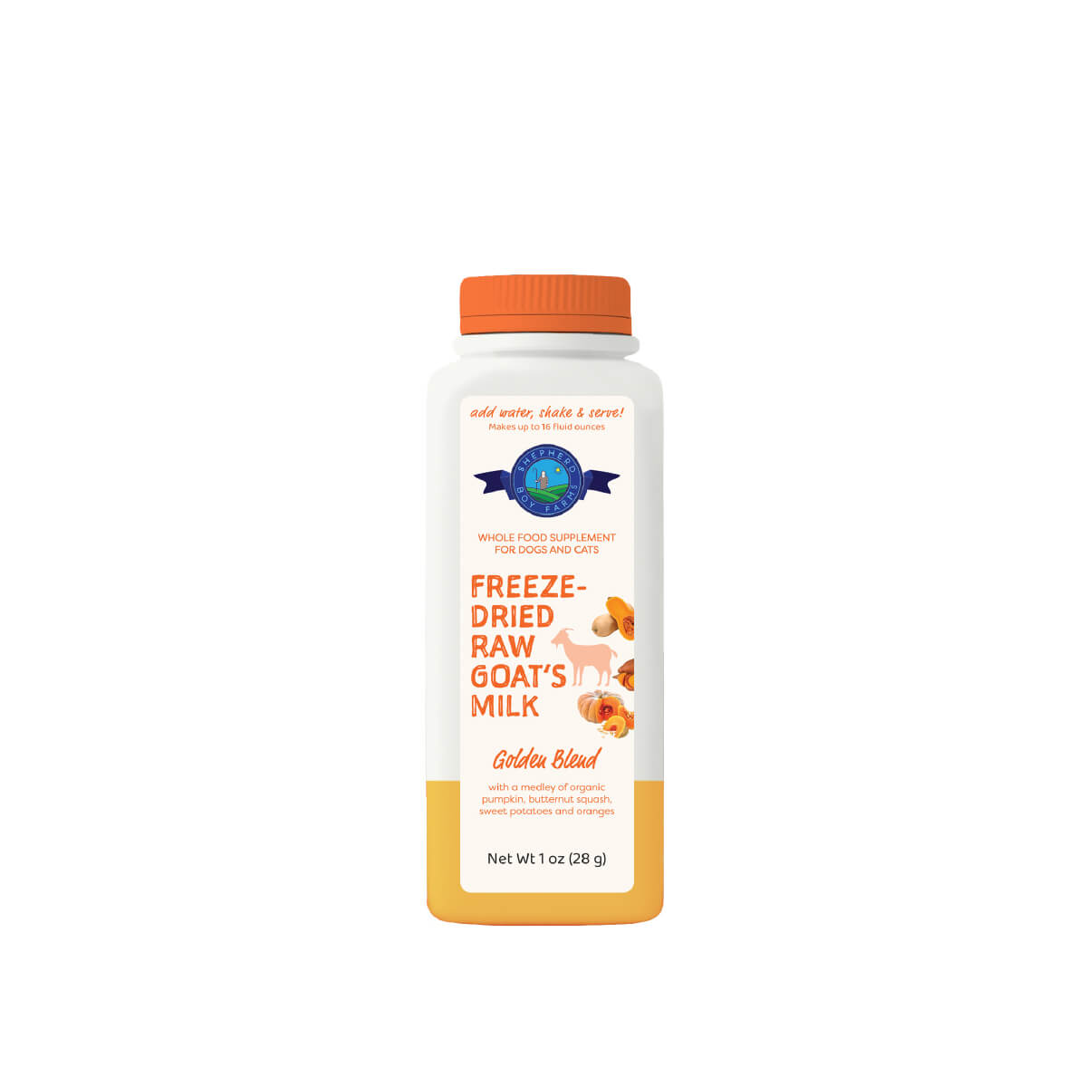 Shepherd Boy Farms Freeze-dried Raw Goat Milk | Golden Blend