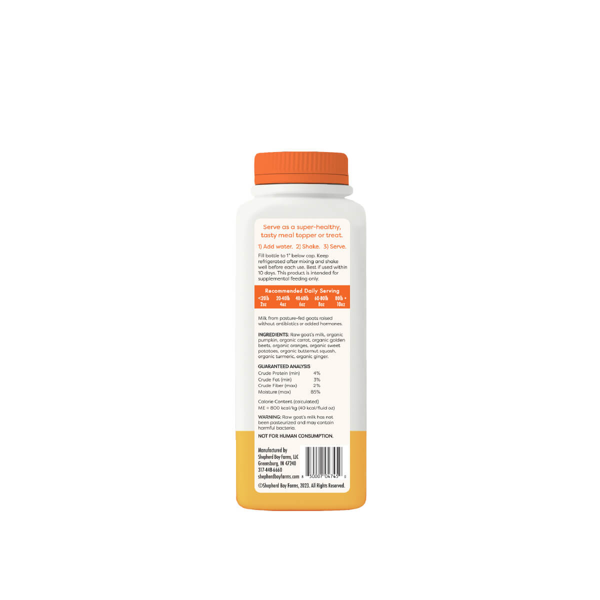 Shepherd Boy Farms Freeze-dried Raw Goat Milk | Golden Blend