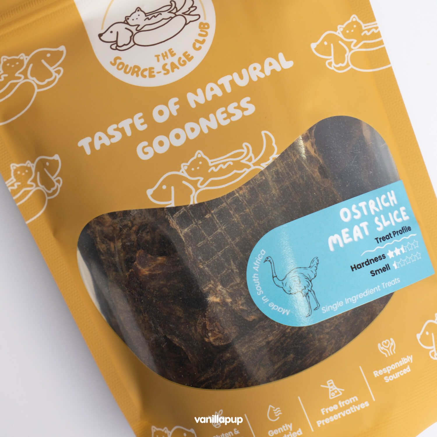 The Source-Sage Club Ostrich Jerky Meat Slice