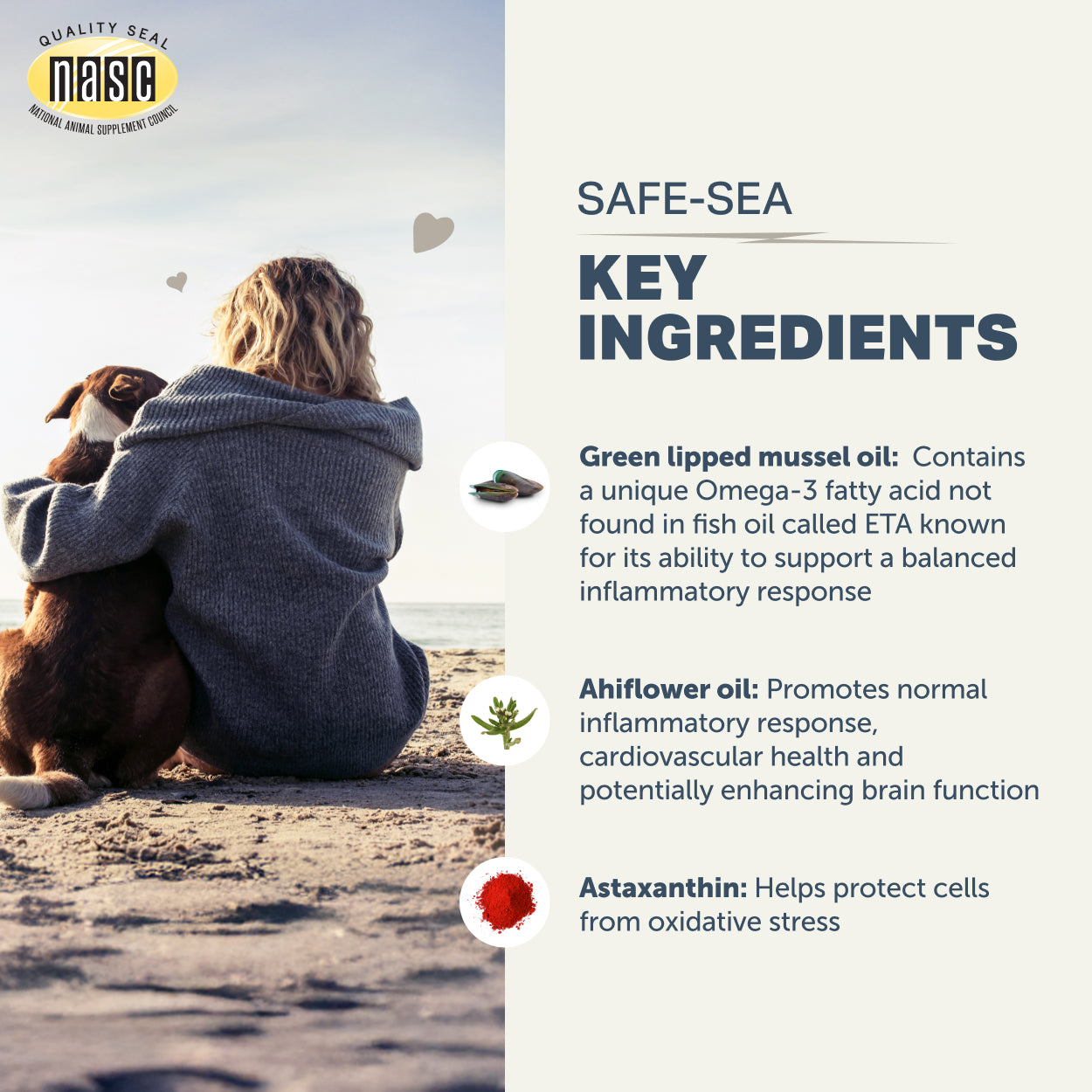 Four Leaf Rover Safe-Sea | Green Lipped Mussel Oil