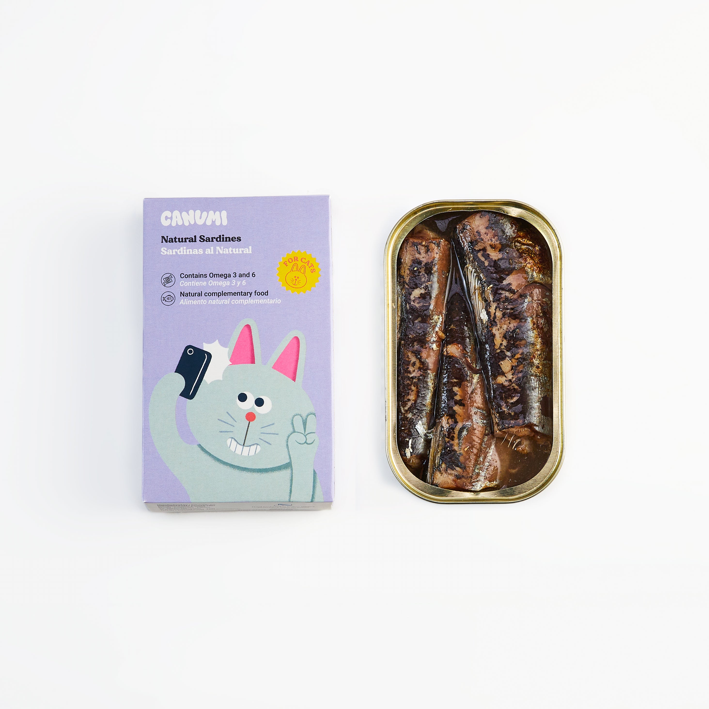 Canumi Sardines al Natural for Dogs and Cats