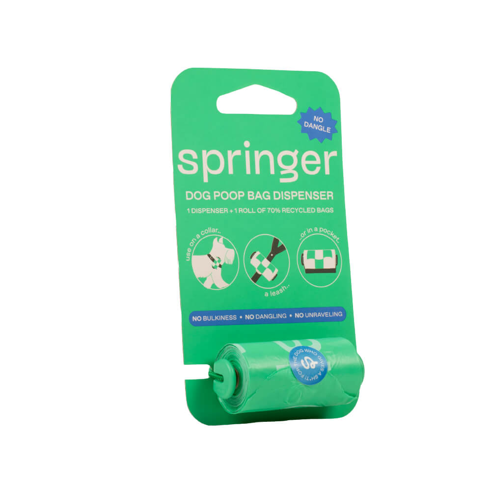 Springer Dog Poop Bag Dispenser + Roll