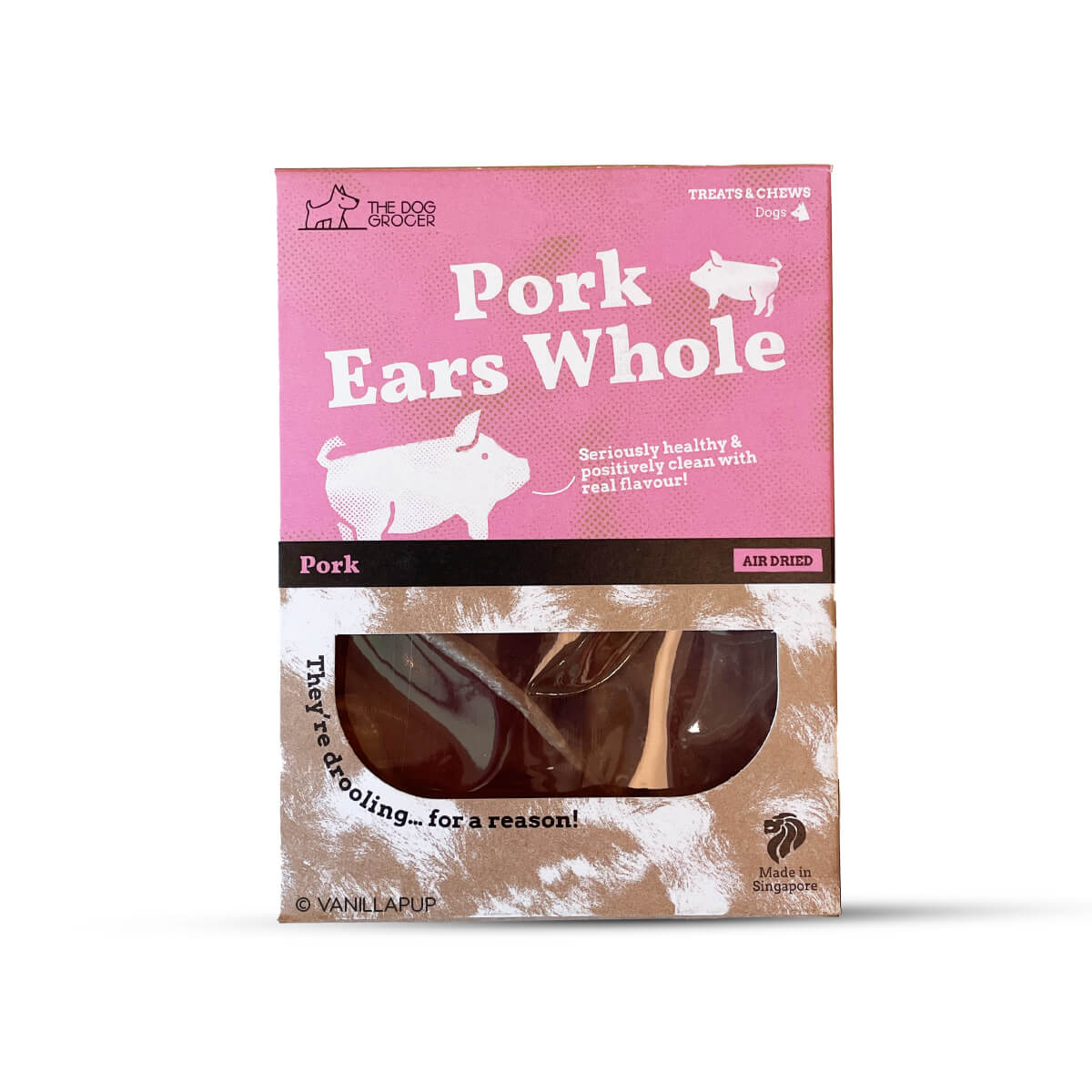The Dog Grocer Air Dried Whole Pork Ears