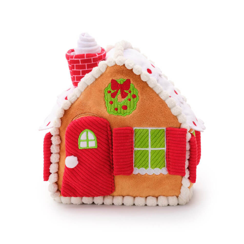 The Foggy Dog Gingerbread House Snuffle Toy