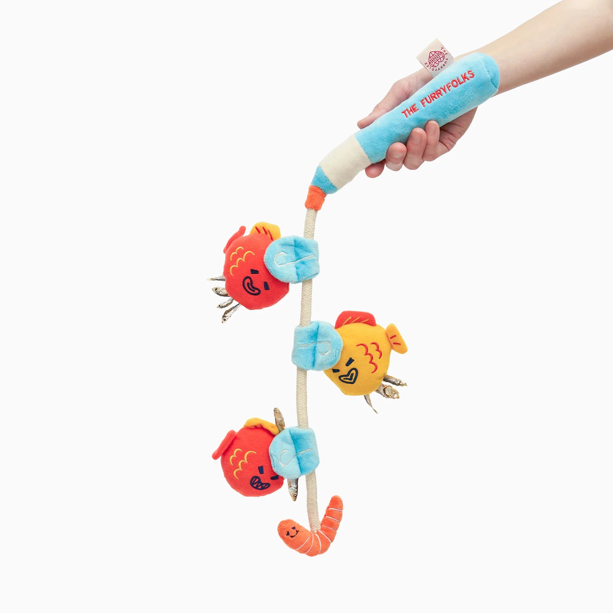 the furryfolks Fishing Nosework & Tug Toy