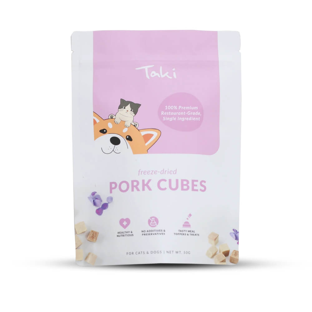 Taki Freeze-dried Pork Cubes Treats (Value Pack)