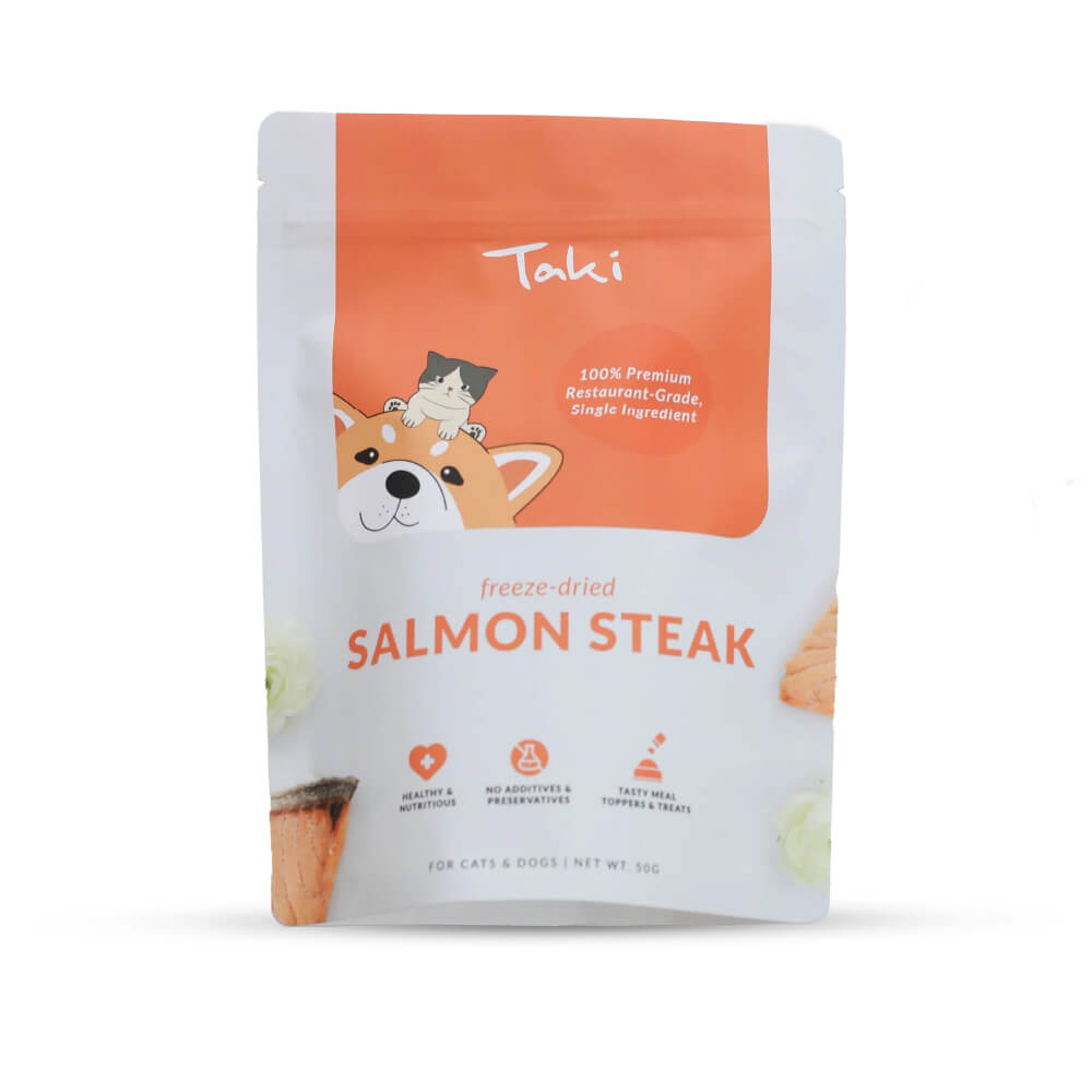 Taki Freeze-dried Salmon Steak Treats (Value Pack)