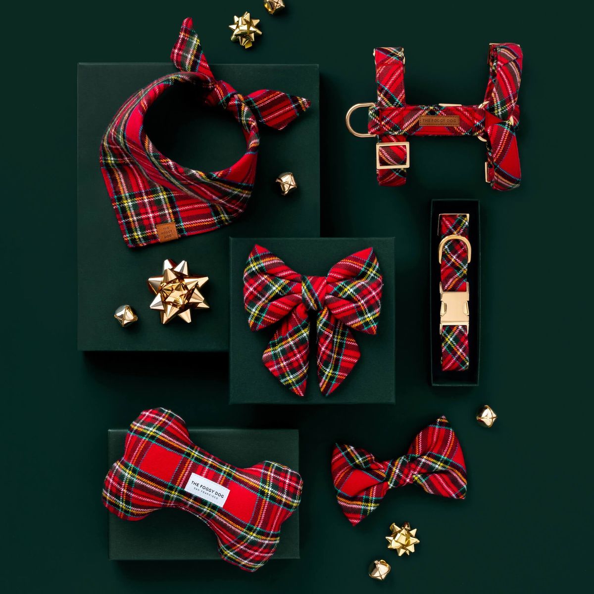 The Foggy Dog Tartan Plaid Flannel Bandana