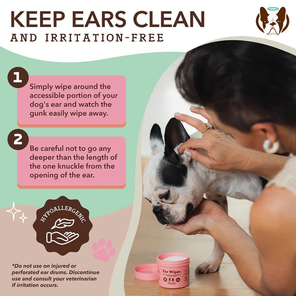 Natural Dog Company Ear Wipes
