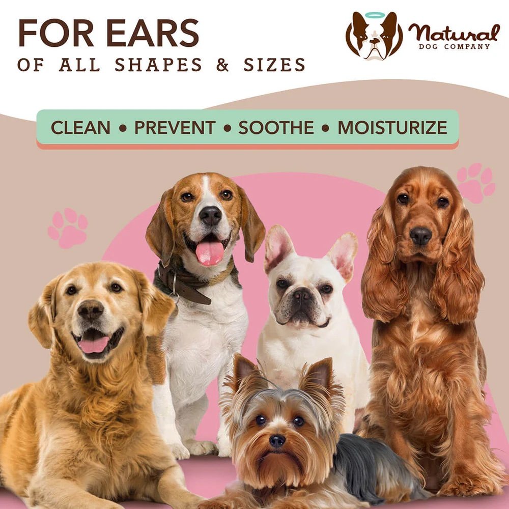 Natural Dog Company Ear Wipes