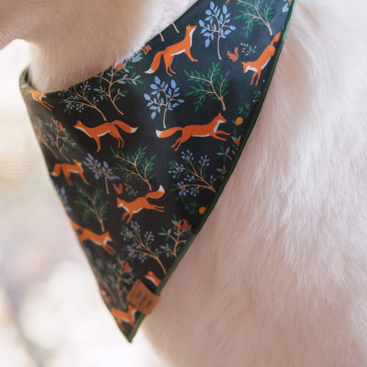 The Foggy Dog Woodland Fox Bandana