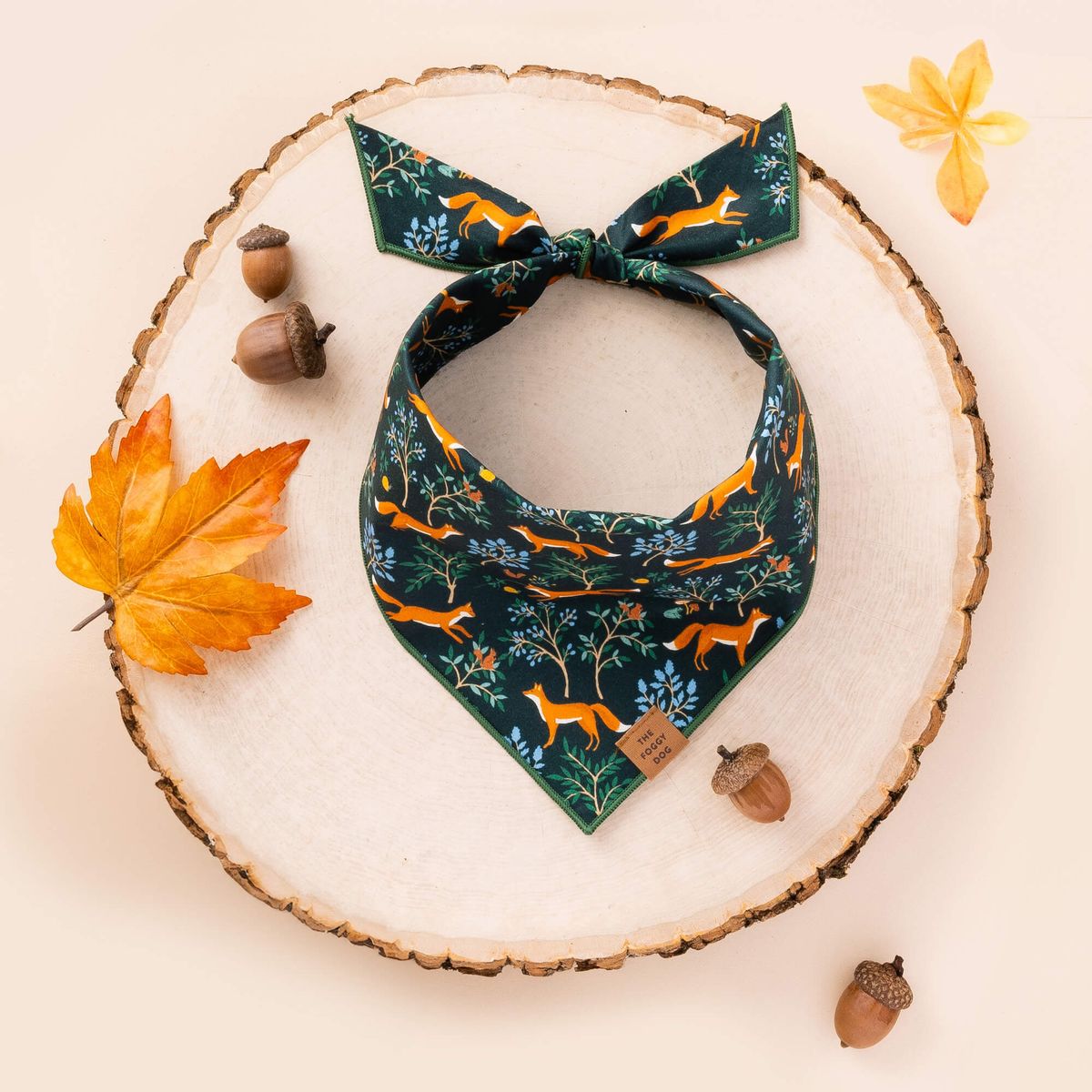 The Foggy Dog Woodland Fox Bandana
