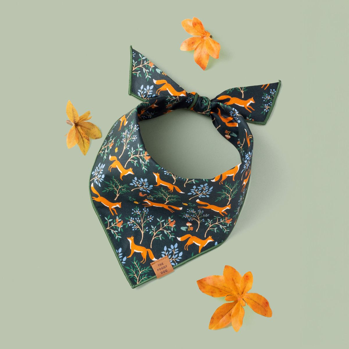 The Foggy Dog Woodland Fox Bandana