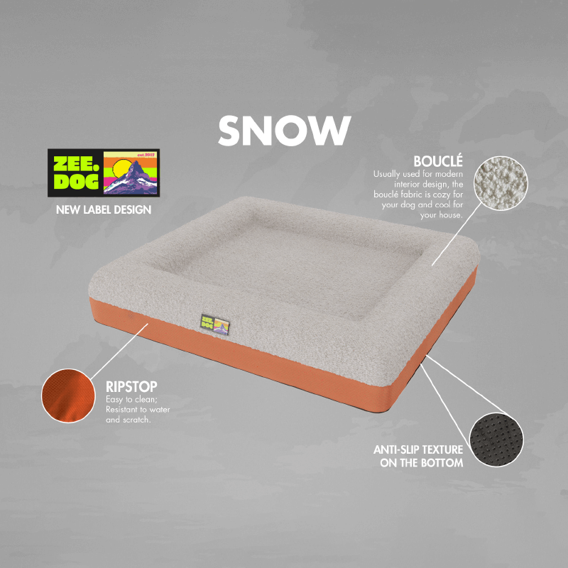 Zee.Dog Boucle Bed Cover | Snow