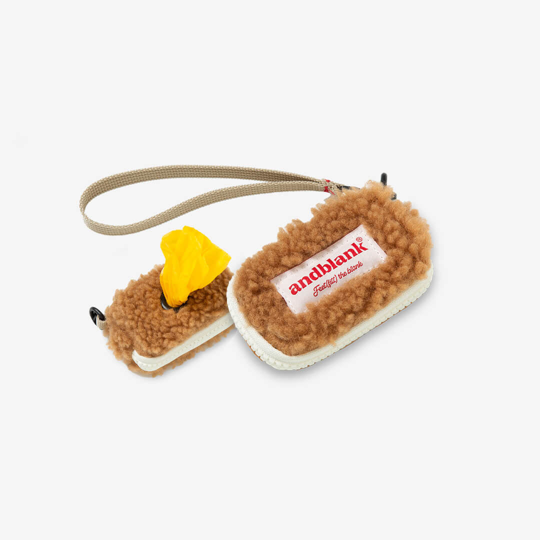 andblank Fleece Poop Bag Holder