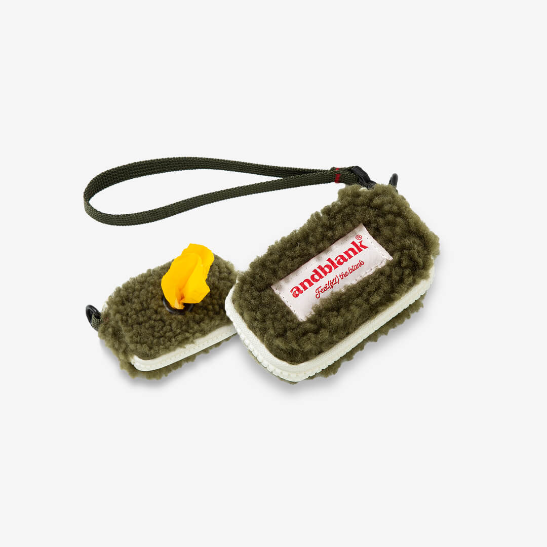andblank Fleece Poop Bag Holder