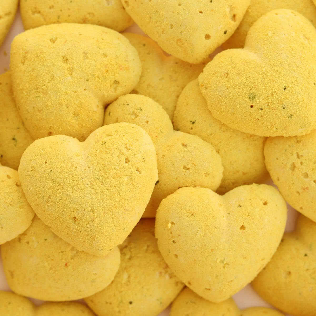 Arlo Kitchen Detox Yellow Veggie Patties close up.