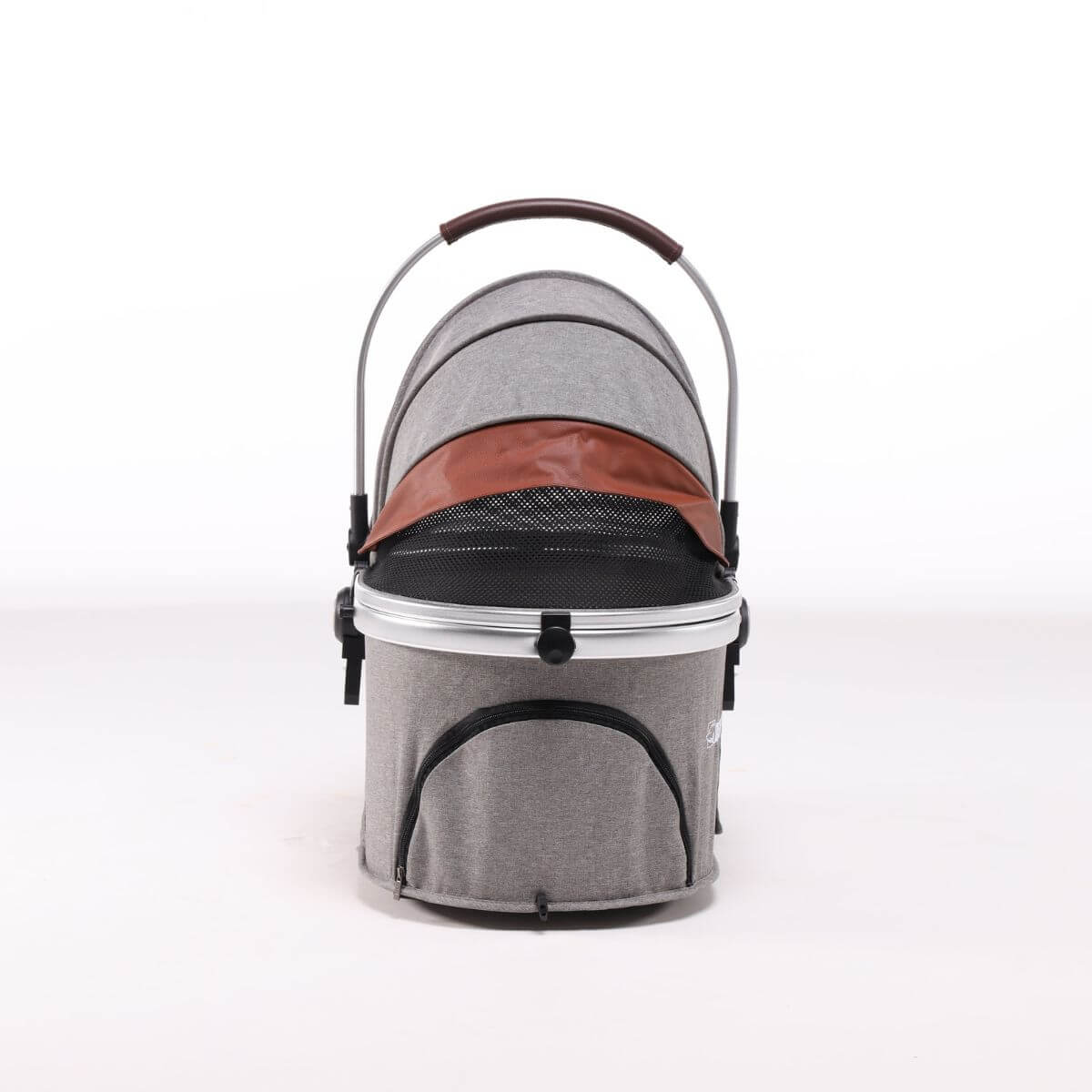 Bernd Pets Prime V2 with ISOFIX Glacier Grey against a white background.