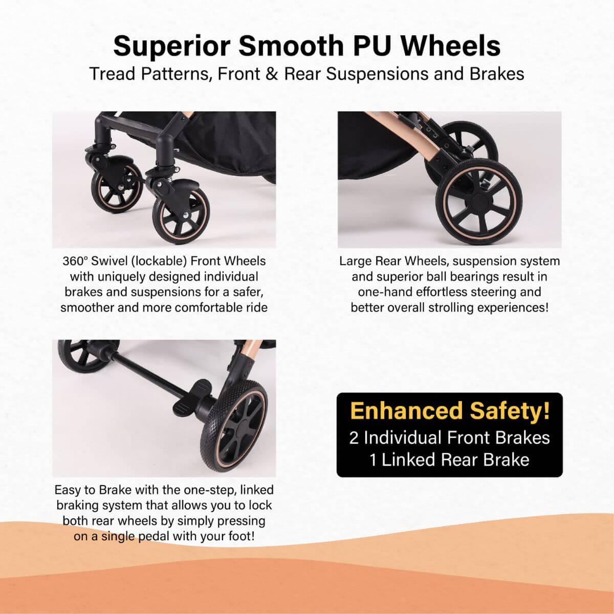 BERND Pets Ava ISOFIX Stroller | 3 Colours