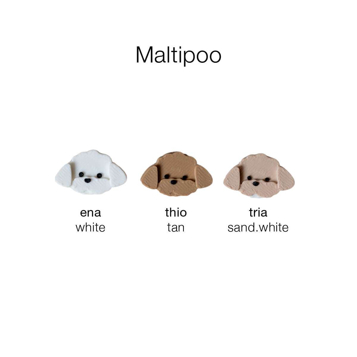 Elyand.co Shoe Charms | Maltipoo