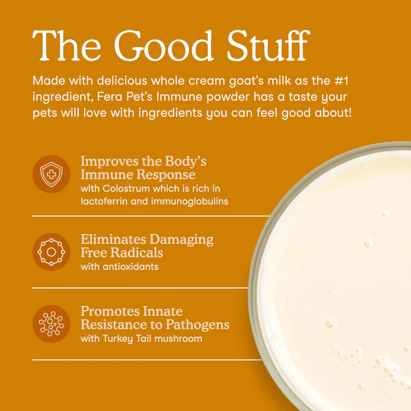 Fera Pets Immune Goat Milk Topper For Dogs & Cats