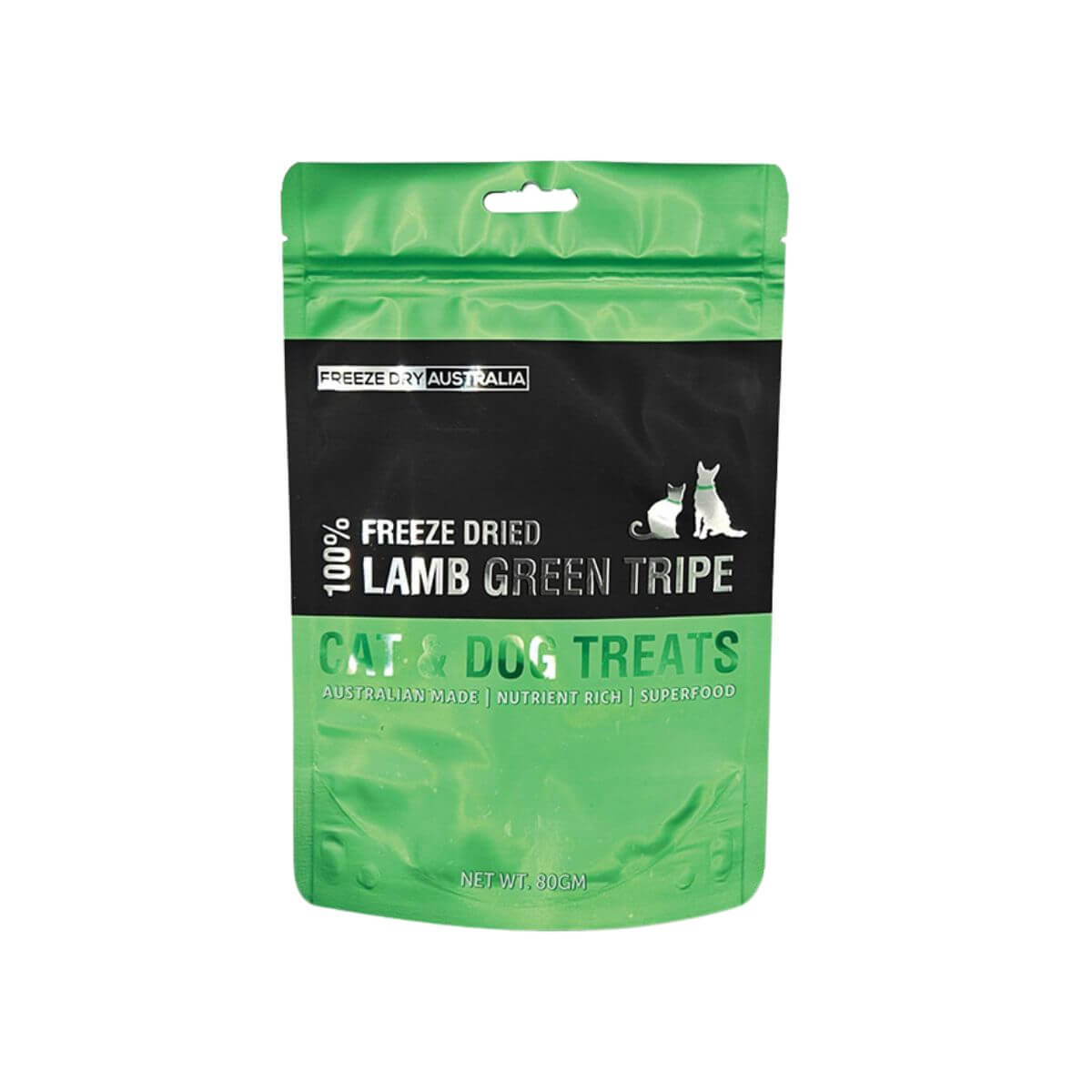 Freeze Dry Australia Lamb Green Tripe against a white background.
