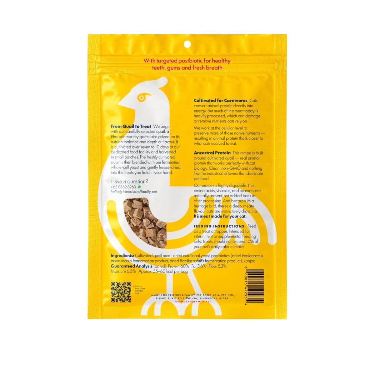 Friends & Family Cultivated Game Bird Teeth & Gum Care against a white background.