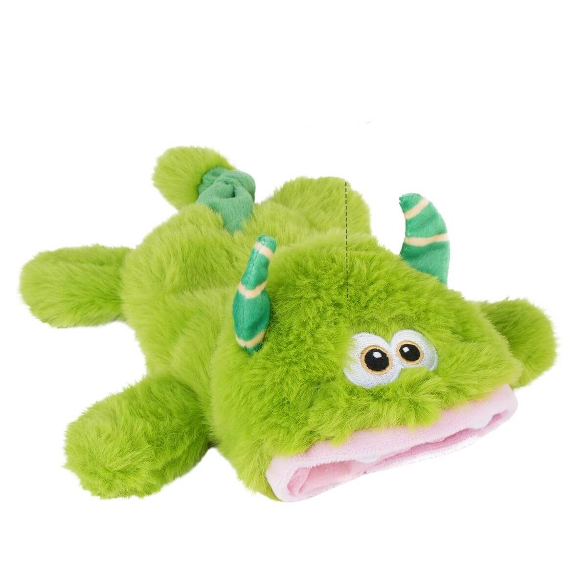 green wild hunter green monster against a white background.