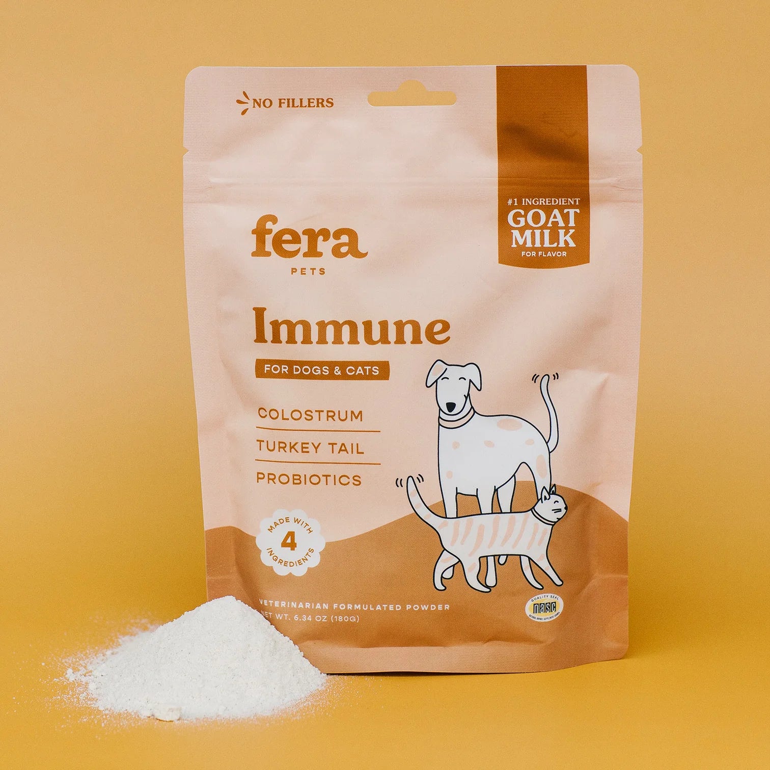 Fera Pets Immune Goat Milk Topper For Dogs & Cats