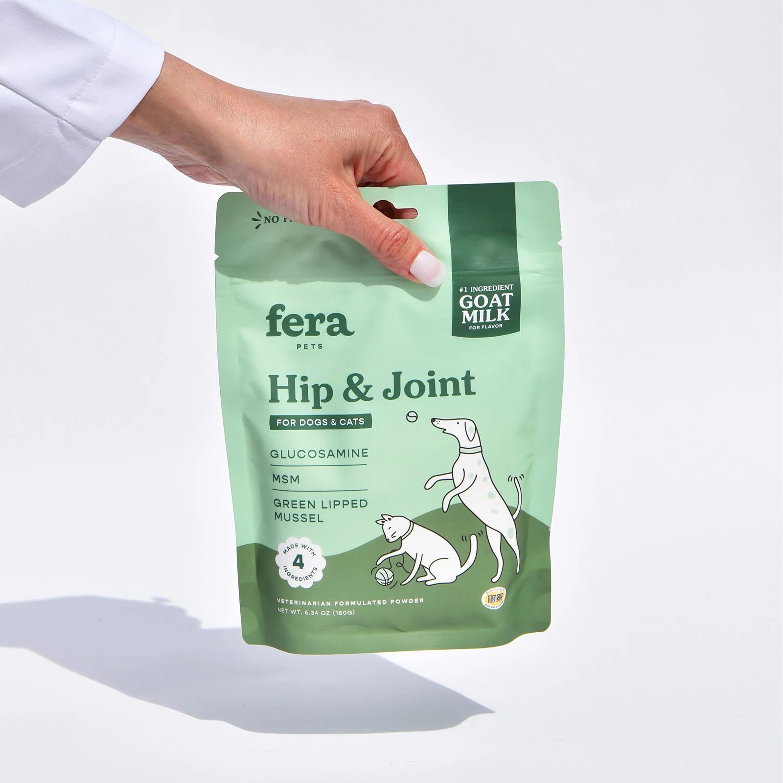 Fera Pets Hip & Joint Goat Milk Topper For Dogs & Cats