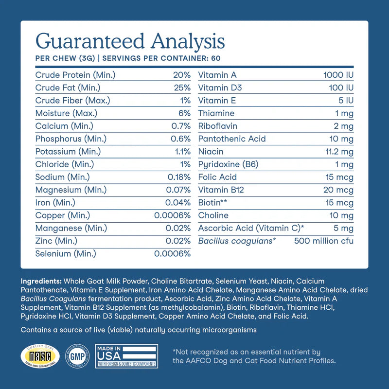 Fera Pets Multivitamin Goat Milk Topper For Dogs & Cats