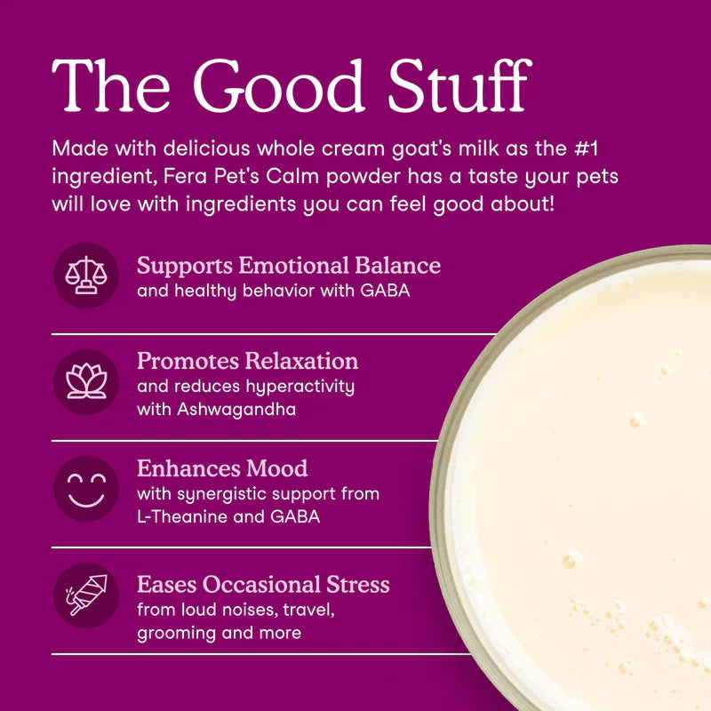 Fera Pets Calm Goat Milk Topper For Dogs & Cats