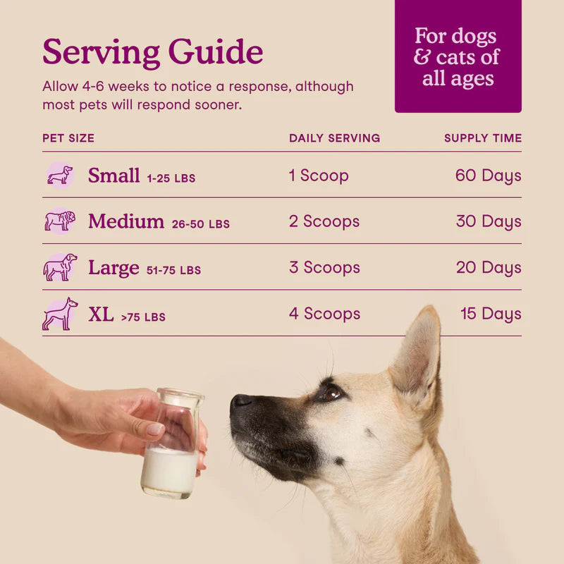 Fera Pets Calm Goat Milk Topper For Dogs & Cats