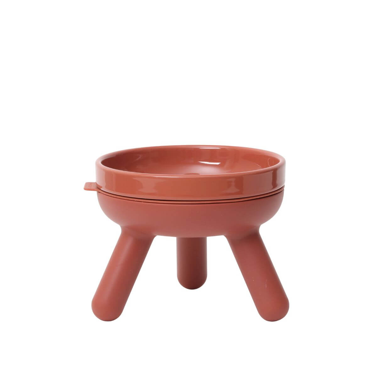 inherent outdoor oreo table brick against a white background.