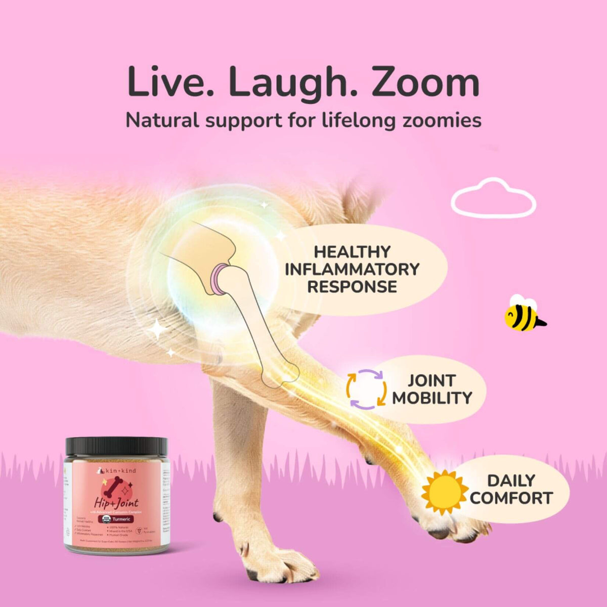 kin+kind Organic Hip & Joint Supplement