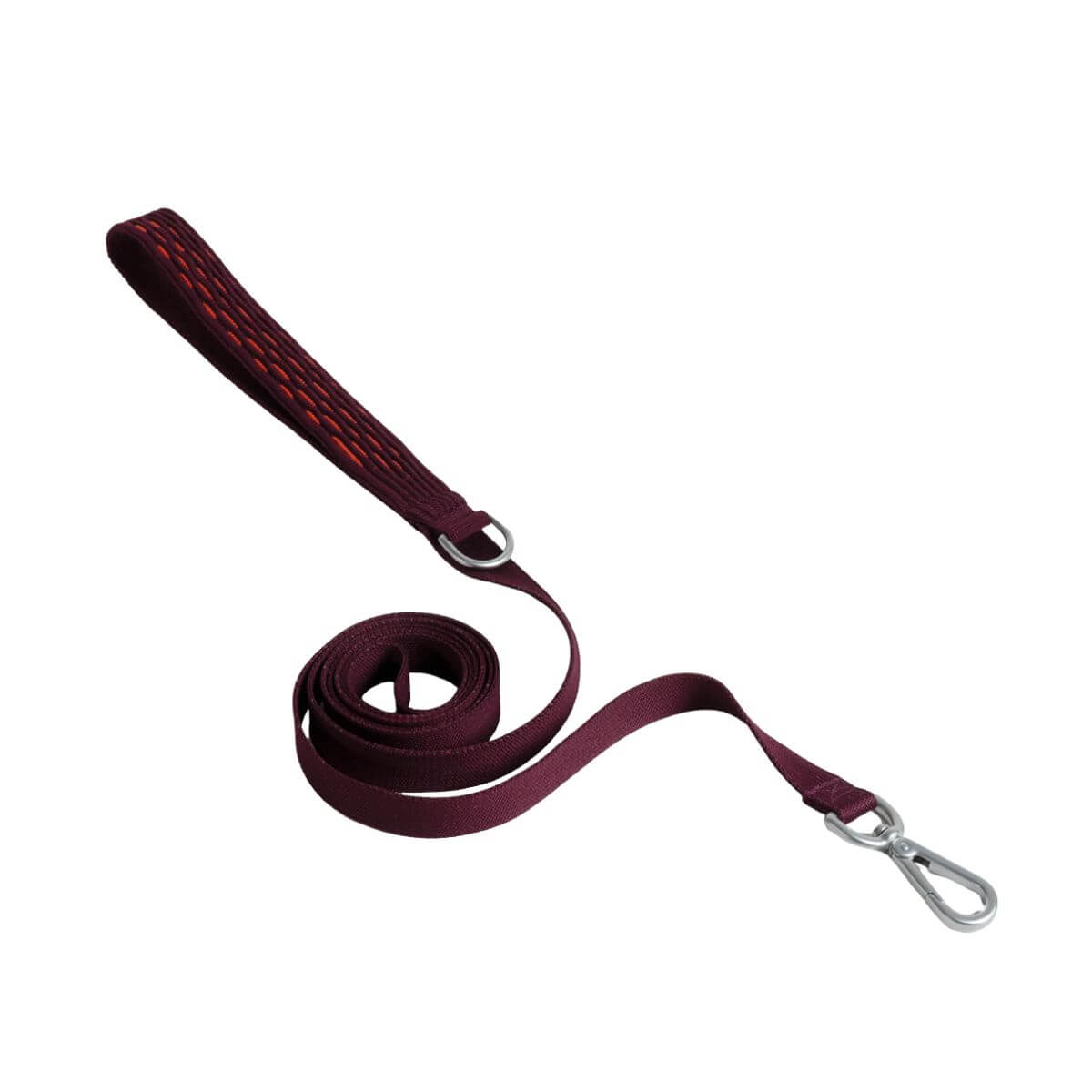 Masimalo 3D Knit lead in aubergine / lava against a white background.