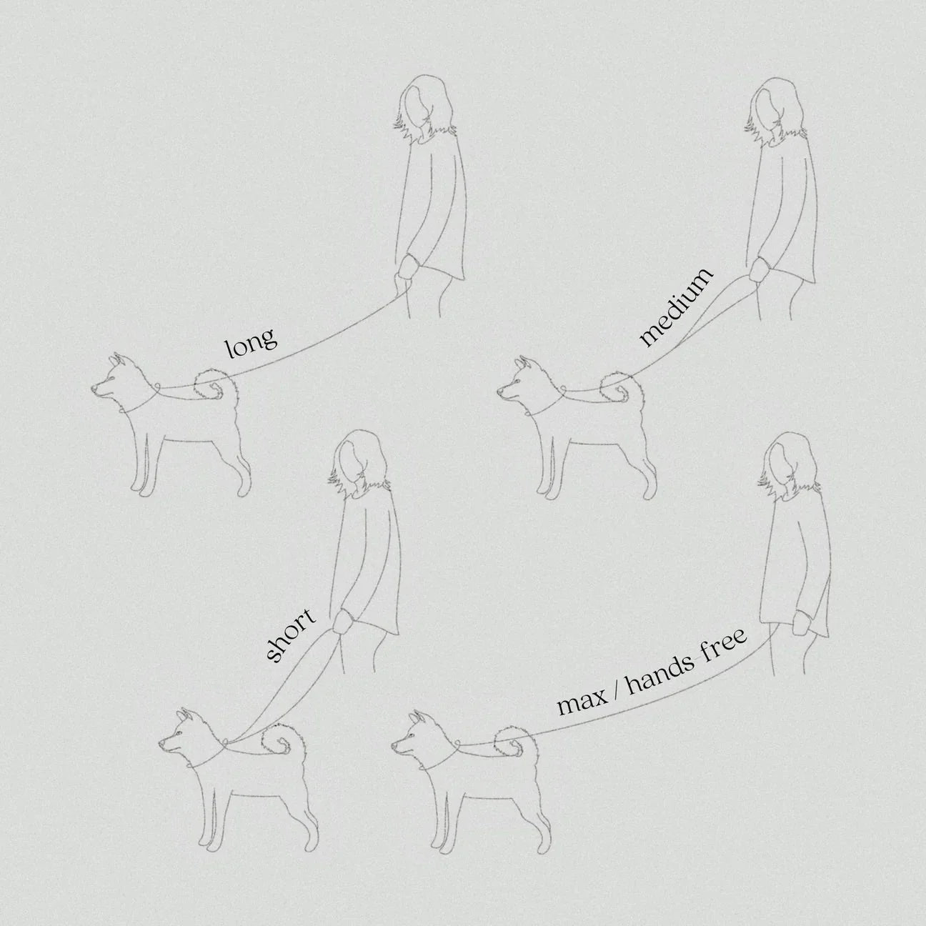 Lambwolf MELLEM Waterproof Convertible Leash